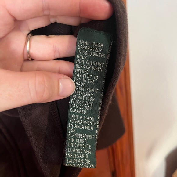 Ralph Lauren Brown Women’s Jacket Size M Form fitting - Picture 6 of 9